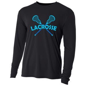 Lacrosse Player Gift Sticks  Cooling Performance Long Sleeve Crew