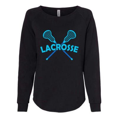 Lacrosse Player Gift Sticks  Womens California Wash Sweatshirt