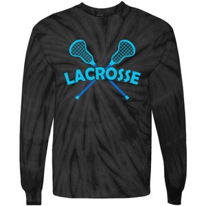 Lacrosse Player Gift Sticks  Tie-Dye Long Sleeve Shirt