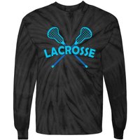 Lacrosse Player Gift Sticks  Tie-Dye Long Sleeve Shirt