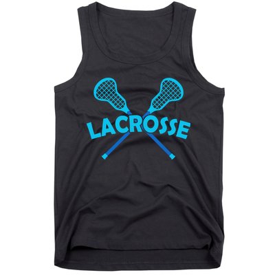 Lacrosse Player Gift Sticks  Tank Top