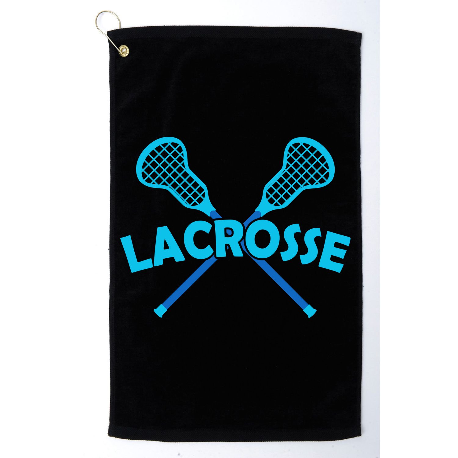 Lacrosse Player Gift Sticks  Golf Towel