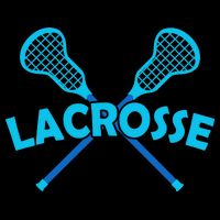 Lacrosse Player Gift Sticks  Cropped Pullover Crew