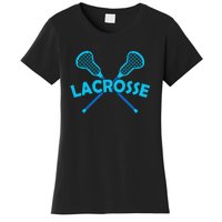 Lacrosse Player Gift Sticks  Women's T-Shirt