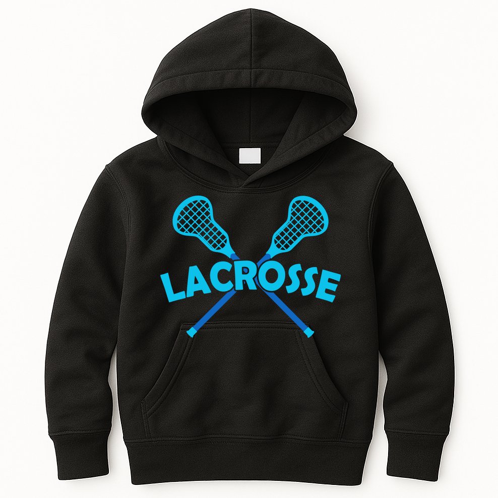 Lacrosse Player Gift Sticks  Kids Hoodie