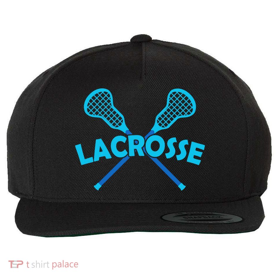 Lacrosse Player Gift Sticks  Wool Snapback Cap