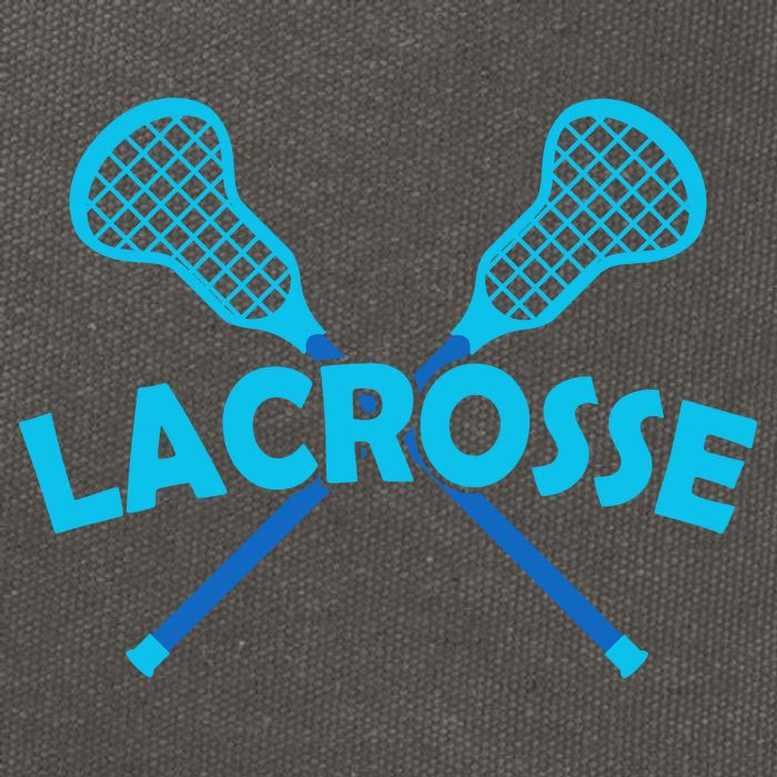 Lacrosse Player Gift Sticks  Cotton Canvas Backpack