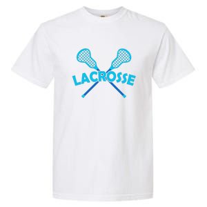 Lacrosse Player Gift Sticks  Garment-Dyed Heavyweight T-Shirt