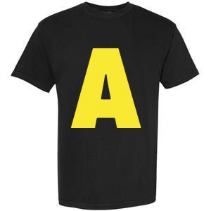 Letter A Funny Matching Halloween Costume Garment-Dyed Heavyweight T-Shirt