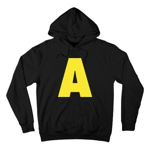 Letter A Funny Matching Halloween Costume Hoodie