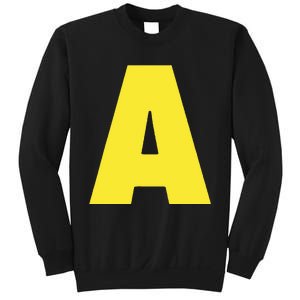 Letter A Funny Matching Halloween Costume Sweatshirt