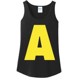 Letter A Funny Matching Halloween Costume Ladies Essential Tank