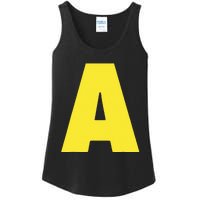 Letter A Funny Matching Halloween Costume Ladies Essential Tank