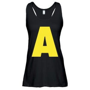 Letter A Funny Matching Halloween Costume Ladies Essential Flowy Tank