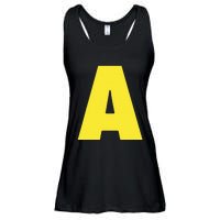 Letter A Funny Matching Halloween Costume Ladies Essential Flowy Tank