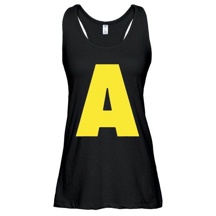 Letter A Funny Matching Halloween Costume Ladies Essential Flowy Tank