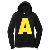 Letter A Funny Matching Halloween Costume Women's Pullover Hoodie