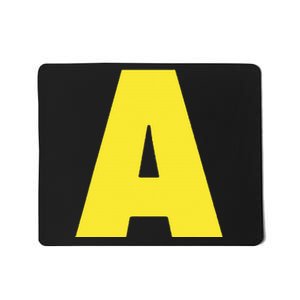 Letter A Funny Matching Halloween Costume Mousepad