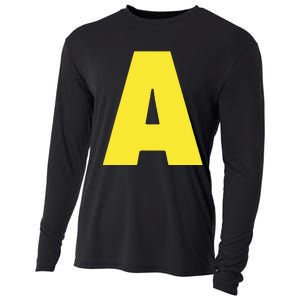 Letter A Funny Matching Halloween Costume Cooling Performance Long Sleeve Crew