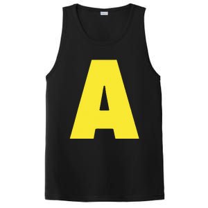 Letter A Funny Matching Halloween Costume PosiCharge Competitor Tank