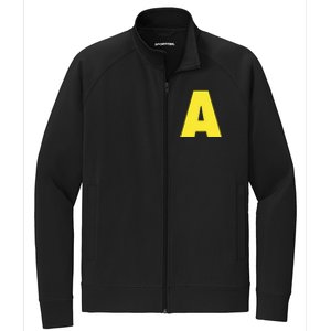 Letter A Funny Matching Halloween Costume Stretch Full-Zip Cadet Jacket