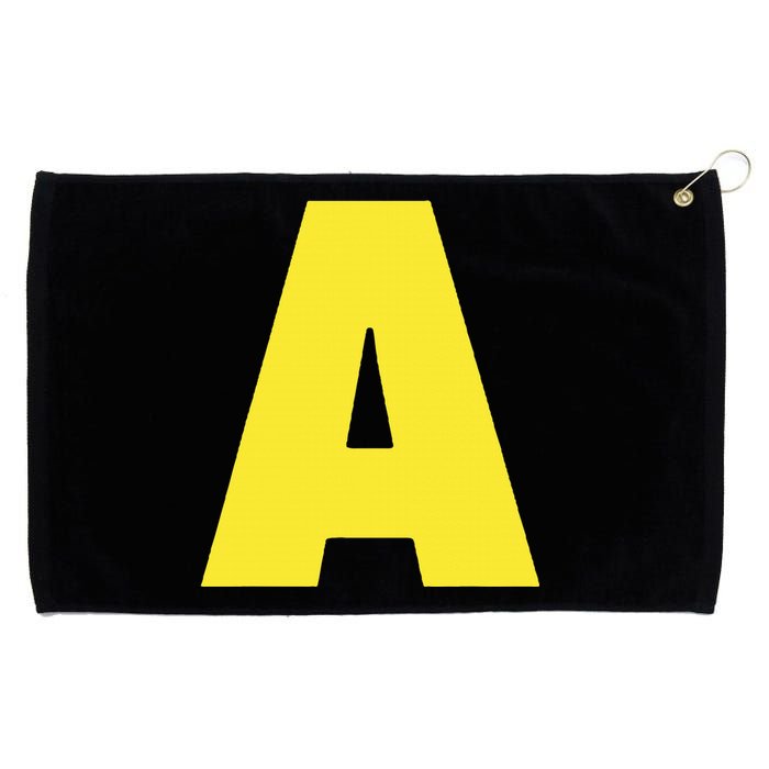 Letter A Funny Matching Halloween Costume Grommeted Golf Towel