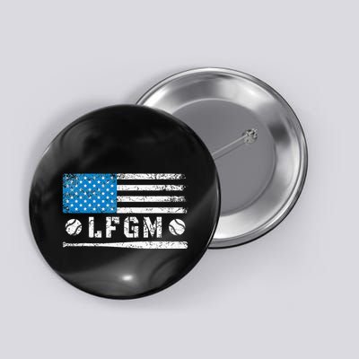 Lfgm American Flag Baseball Fan Button