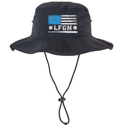 Lfgm American Flag Baseball Fan Bucket Hat