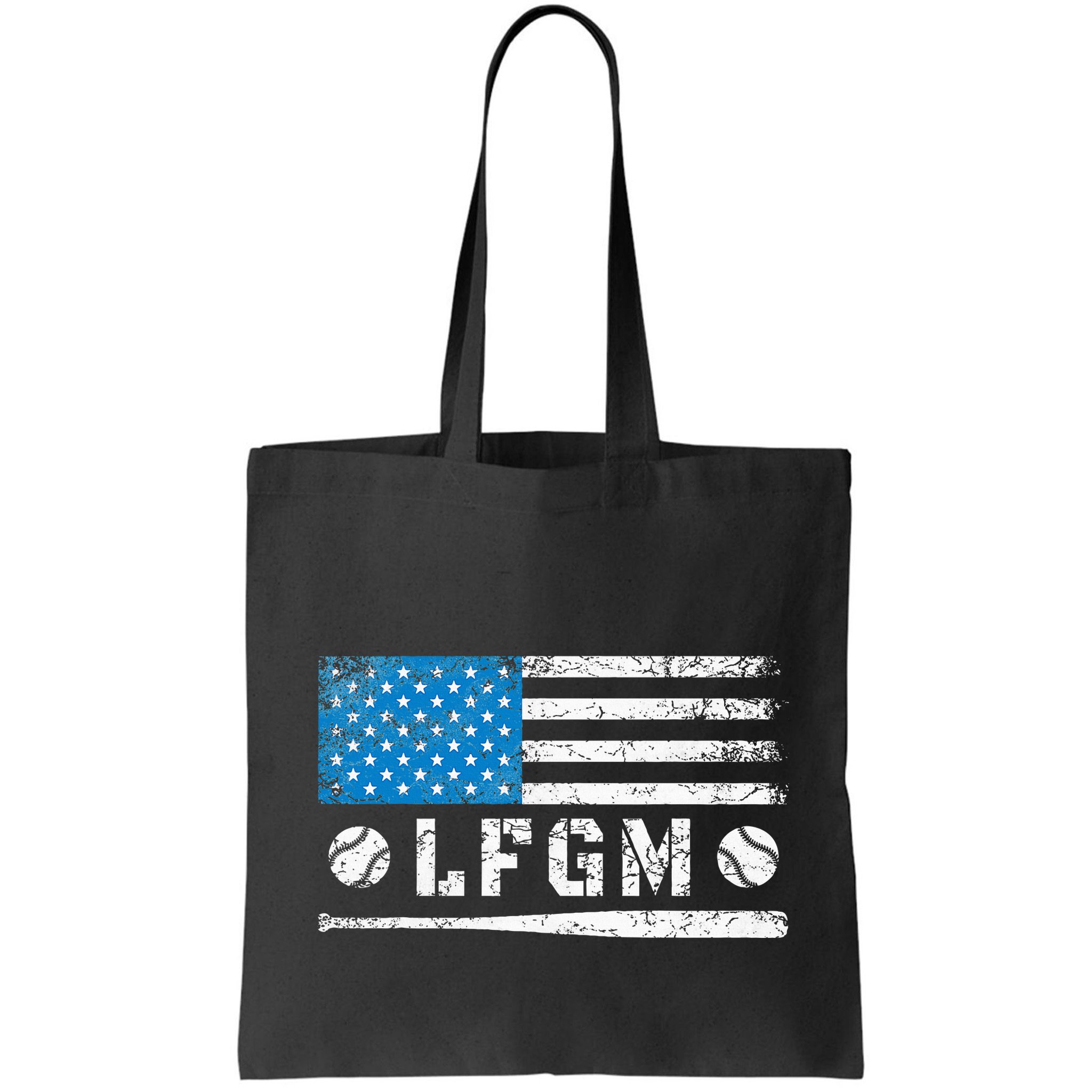 Lfgm American Flag Baseball Fan Bag