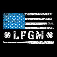 Lfgm American Flag Baseball Fan Bag
