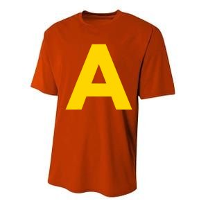 Letter A Funny Chipmunk Group Matching Halloween Costume 2024 Performance Sprint T-Shirt