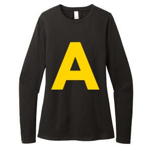 Letter A Funny Chipmunk Group Matching Halloween Costume 2024 Womens CVC Long Sleeve Shirt