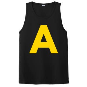 Letter A Funny Chipmunk Group Matching Halloween Costume 2024 PosiCharge Competitor Tank