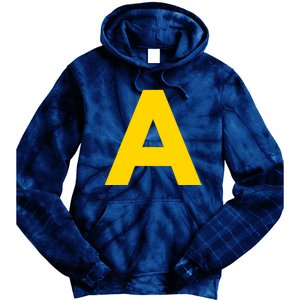 Letter A Funny Chipmunk Group Matching Halloween Costume 2024 Tie Dye Hoodie