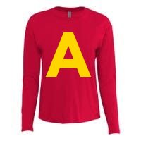 Letter A Funny Chipmunk Group Matching Halloween Costume 2024 Womens Cotton Relaxed Long Sleeve T-Shirt