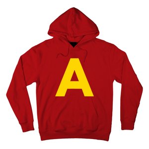 Letter A Funny Chipmunk Group Matching Halloween Costume 2024 Hoodie