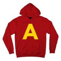 Letter A Funny Chipmunk Group Matching Halloween Costume 2024 Hoodie