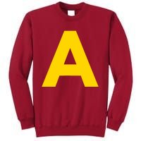 Letter A Funny Chipmunk Group Matching Halloween Costume 2024 Tall Sweatshirt