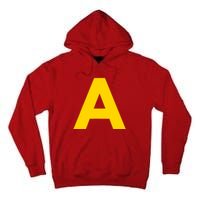 Letter A Funny Chipmunk Group Matching Halloween Costume 2024 Tall Hoodie