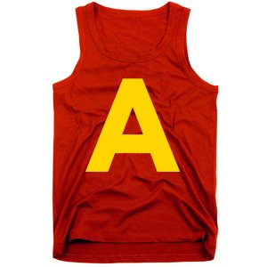 Letter A Funny Chipmunk Group Matching Halloween Costume 2024 Tank Top