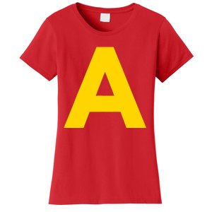 Letter A Funny Chipmunk Group Matching Halloween Costume 2024 Women's T-Shirt