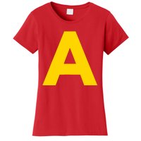 Letter A Funny Chipmunk Group Matching Halloween Costume 2024 Women's T-Shirt