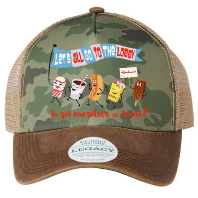 Let’S All Go To The Lobby And Get Ourselves A Treat Retro Legacy Tie Dye Trucker Hat