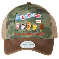 Let’S All Go To The Lobby And Get Ourselves A Treat Retro Legacy Tie Dye Trucker Hat