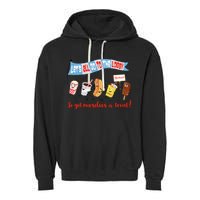 Let’S All Go To The Lobby And Get Ourselves A Treat Retro Garment-Dyed Fleece Hoodie