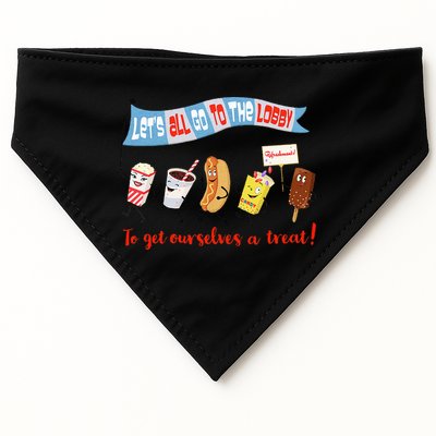 Let’S All Go To The Lobby And Get Ourselves A Treat Retro USA-Made Doggie Bandana