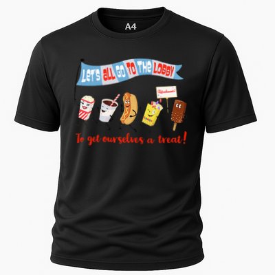 Let’S All Go To The Lobby And Get Ourselves A Treat Retro Performance Shirt