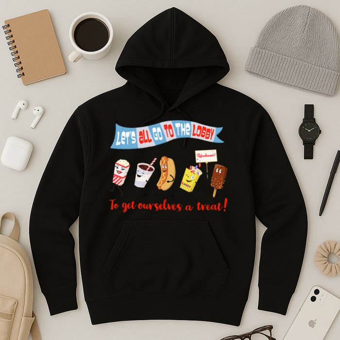 Let’S All Go To The Lobby And Get Ourselves A Treat Retro Hoodie