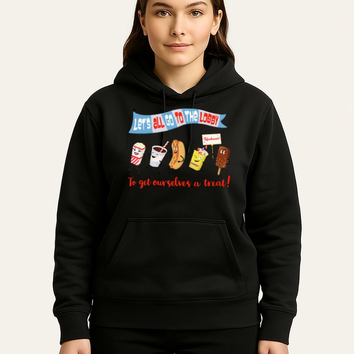 Let’S All Go To The Lobby And Get Ourselves A Treat Retro Hoodie