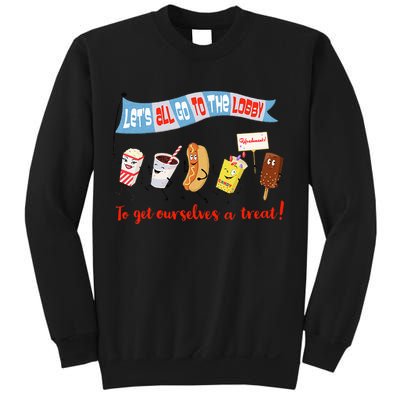 Let’S All Go To The Lobby And Get Ourselves A Treat Retro Sweatshirt